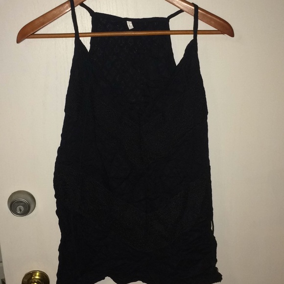 Tops - Lace tank top with great detail in black